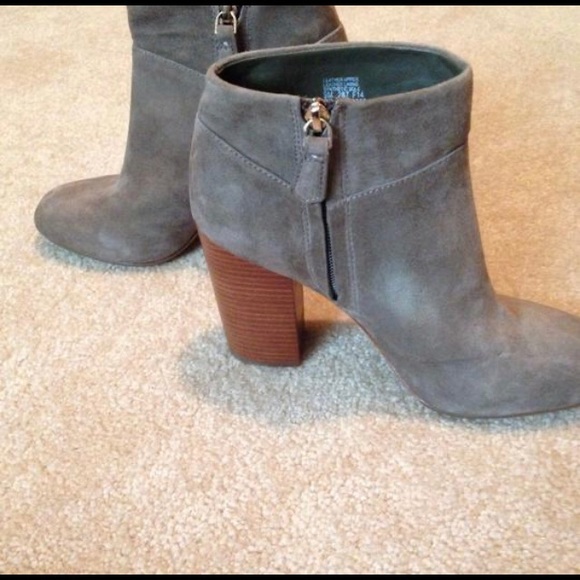 Tory Burch putty Grey Suede Boots - Picture 3 of 9
